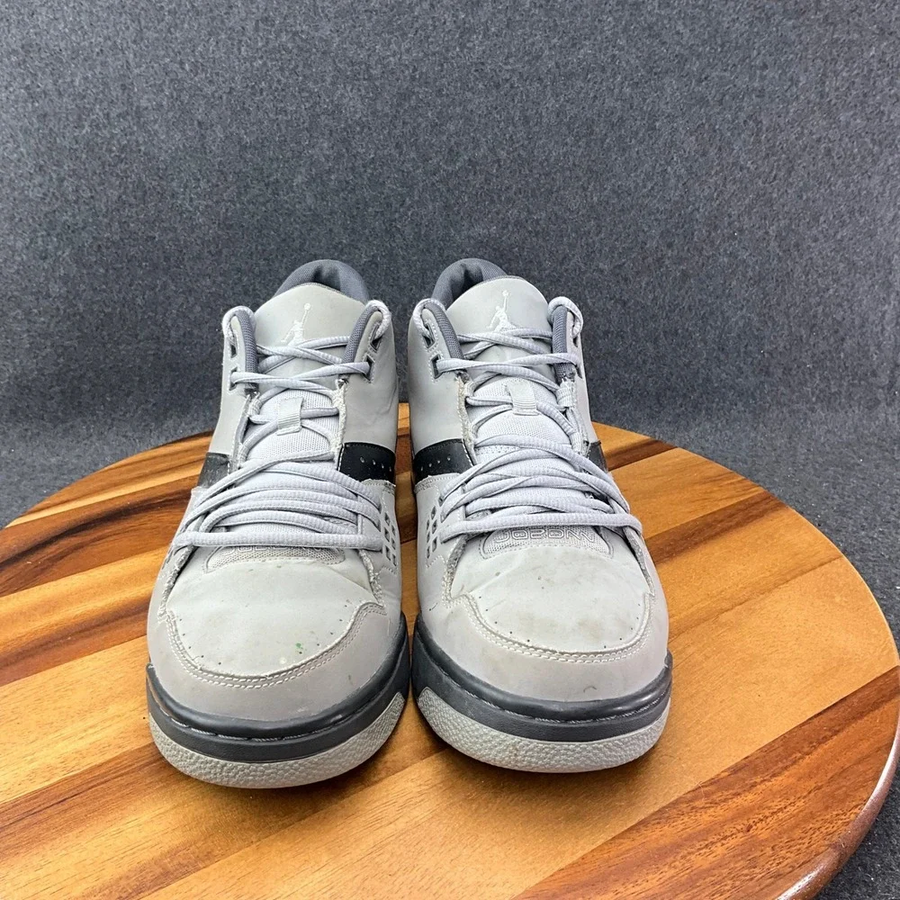 Jordan Flight 23 Wolf Grey Pure Platinum Black Mens 11.5 Athletic Sneaker